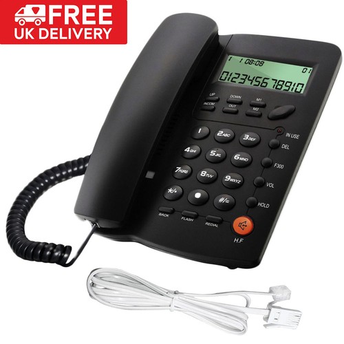 Large button landline corded - button,
