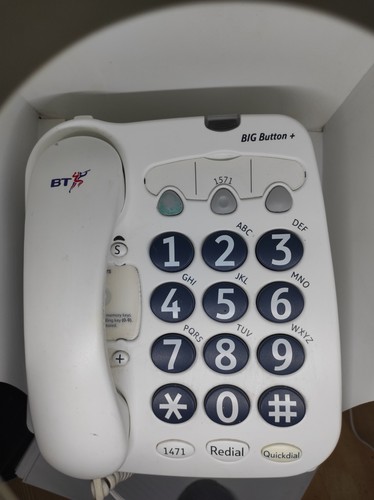 Big button plus - big, corded