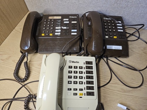 Vintage merlin telephone - vintage,
