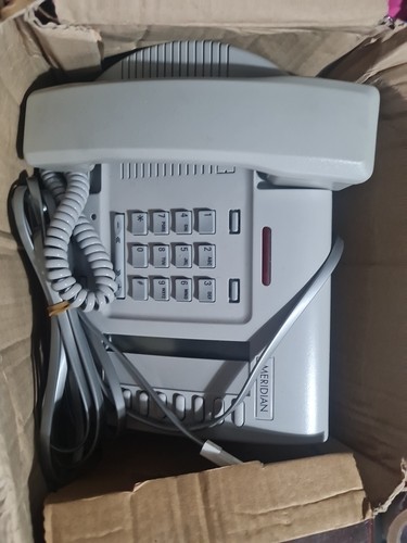 Meridian grey office phone - meridian,