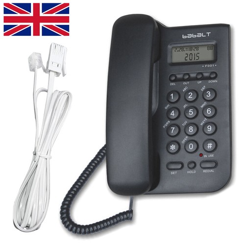 Large button landline corded - button,